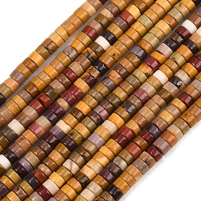 Natural Mookaite Beads Strands G-F631-A20-1