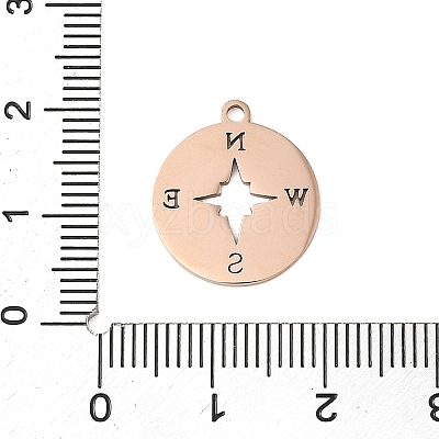 Ion Plating(IP) 304 Stainless Steel Pendants STAS-T044-236RG-1