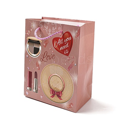 4 Colors Valentine's Day Love Paper Gift Bags CARB-D014-01B-1