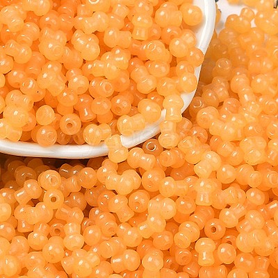Transparent Colours Glass Seed Beads SEED-R001-01S-1