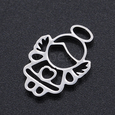 Non-Tarnish 201 Stainless Steel Laser Cut Pendants STAS-S105-T888-1-1
