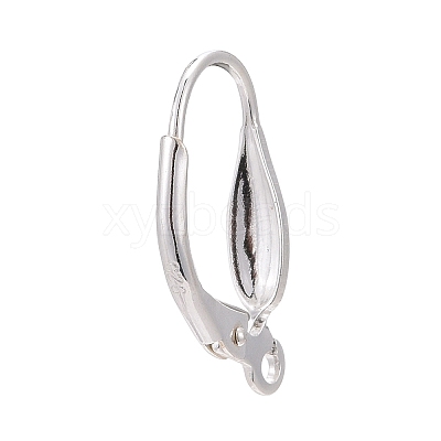 925 Sterling Silver Leverback Hoop Earrings Findings STER-A002-236-1