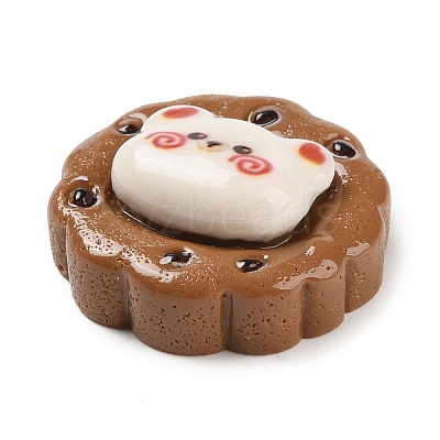 Bear Cookies Opaque Resin Decoden Cabochons X-CRES-Q220-05B-1