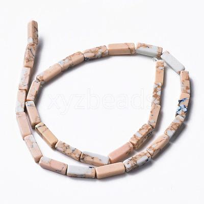 Synthetic Imperial Jasper Beads Strands G-E508-02L-1