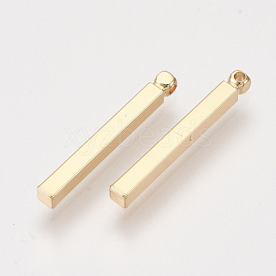 Brass Bar Pendants KK-S348-384B-1