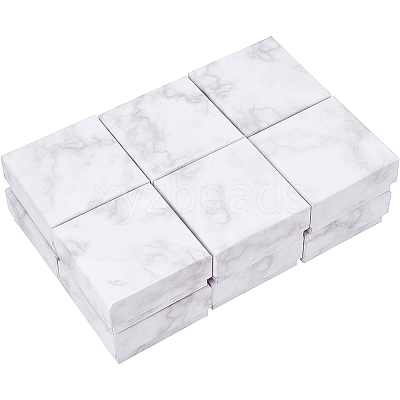 Square Kraft Cardboard Jewelry Boxes AJEW-BC0005-80-1