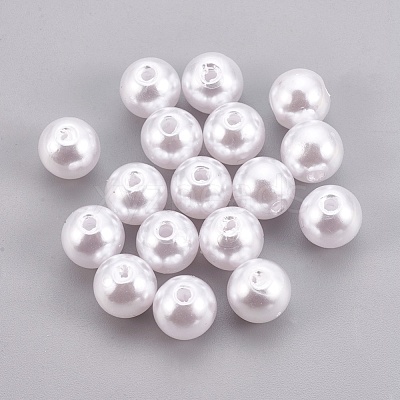 ABS Plastic Imitation Pearl Beads X-KY-G009-5mm-03-1