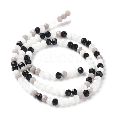 Glass Beads Strands EGLA-A034-M4mm-48-1
