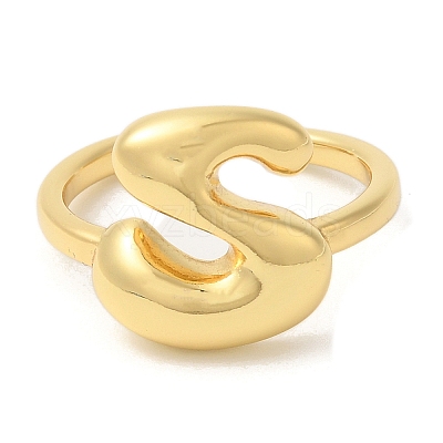 Brass Open Cuff Rings RJEW-U008-06S-G-1
