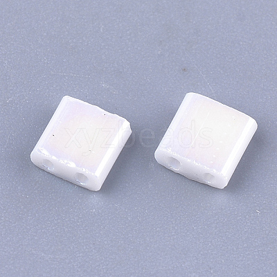 2-Hole Opaque Glass Seed Beads SEED-S023-28C-05-1