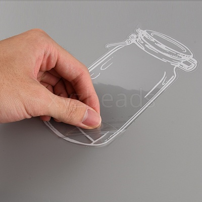 11Pcs 11 Styles PET Waterproof Stickers AJEW-WH0282-45-1