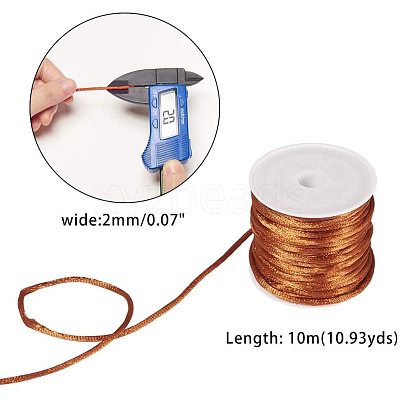 Nylon Satin Rattail Cord NWIR-PH0001-22-1