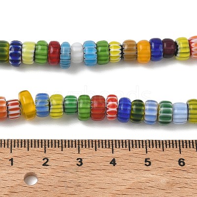 Handemade Millefiori Lampwork Beads LAMP-D009-01C-1
