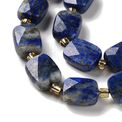 Natural Lapis Lazuli Beads Strands G-H061-A07-01-1