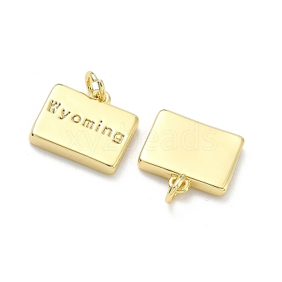 Brass Pendants KK-D229-22G-1