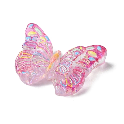 Spray Painted Resin Decoden Cabochons RESI-C045-07E-1
