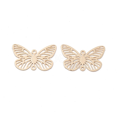 Brass Filigree Connector Charms KK-B064-03LG-1