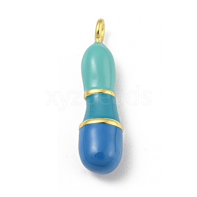 Brass Enamel Pendants KK-E093-03G-I-1