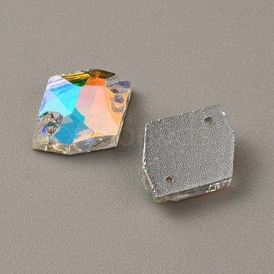 Sew on Rhinestones GLAA-WH0023-23B-1
