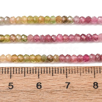 Gradient Color Natural Multicolor Tourmaline Beads Strands G-D110-C02-02-1