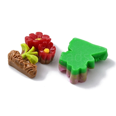 Opaque Resin Decoden Cabochons X-CRES-P030-B-1
