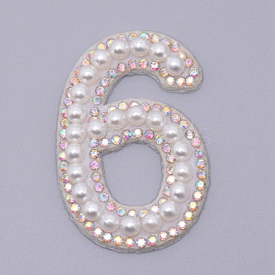 Imitation Pearls Patches DIY-WH0190-89H-1