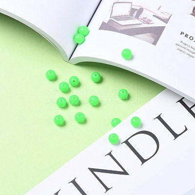 Fluorescent Acrylic Beads MACR-R517-8mm-07-1