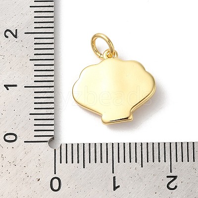 Rack Plating Brass Enamel Pendants KK-Z056-35G-03-1