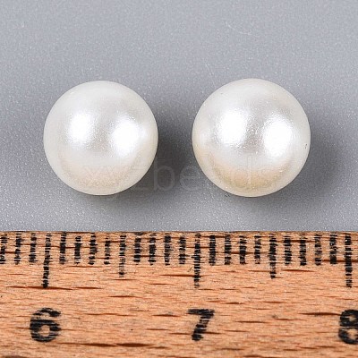 ABS Imitation Pearl Acrylic Beads OACR-S011-8mm-01-1
