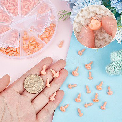 150Pcs 4 Style Plastic Doll Safety Noses DIY-GA0004-65-1