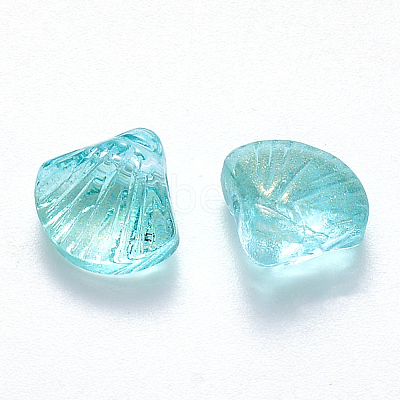 Transparent Spray Painted Glass Beads LS-GLAA-T016-04A-1