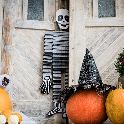 Halloween Spider Web Fabric DIY-WH0410-19B-1