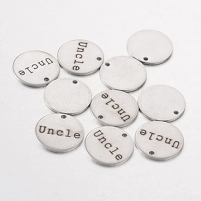 Non-Tarnish 201 Stainless Steel Pendants STAS-O078-B08-1