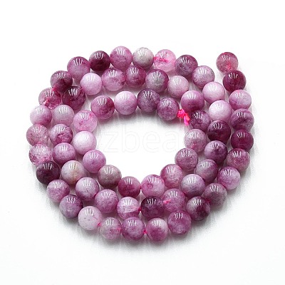 Natural Quartz Beads Strands G-N355-6mm-08-1