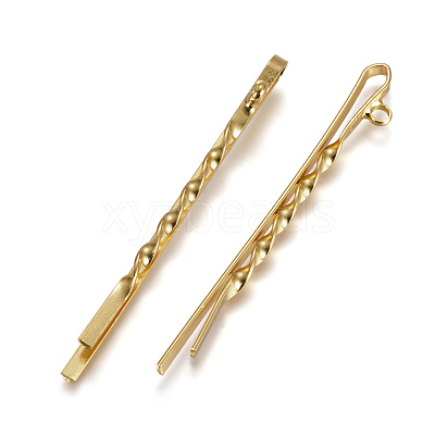 Iron Hair Bobby Pin Findings X-IFIN-F159-01G-1