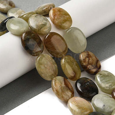 Natural Xiuyan Jade Beads Strands G-B078-F03-02-1