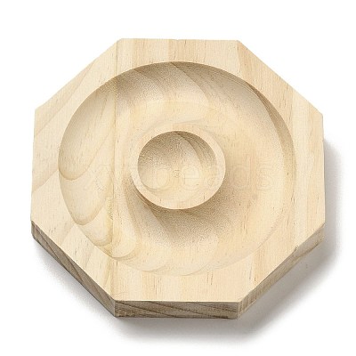 Beech Wooden Bangle & Bracelet & Finger Ring & Beads Display Holder Tray X1-AJEW-D068-01B-1