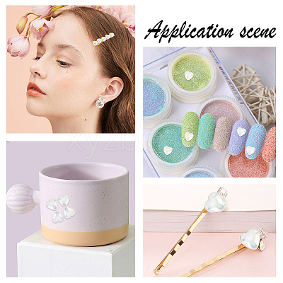 ABS Plastic Imitation Pearl Cabochons PACR-AR0001-02-1