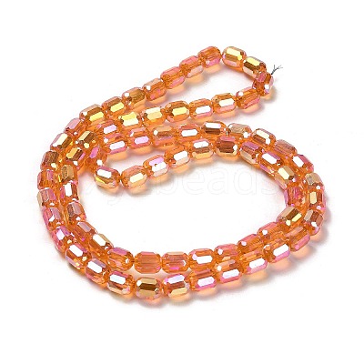 Electroplate Glass Beads Strands EGLA-D030-19C-1