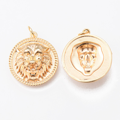 Brass Pendants KK-N232-187G-NF-1