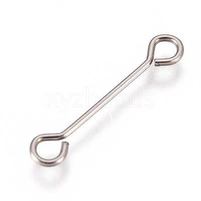 Non-Tarnish 304 Stainless Steel Eye Pins STAS-L247-007B-P-1