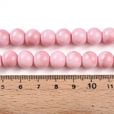 Baking Paint Glass Beads X1-DGLA-N012-10mm-01-1