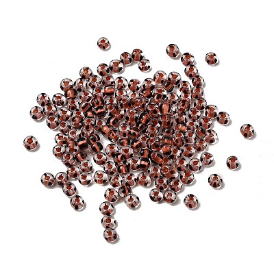 Transparent Stripe Glass Seed Beads LS-GLAA-NH0001-06B-1