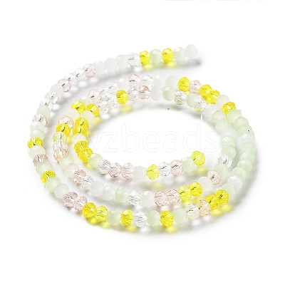Glass Beads Strands EGLA-A034-M4mm-45-1