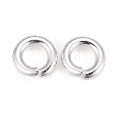 Rack Plating Brass Open Jump Rings KK-O139-18K-S-1