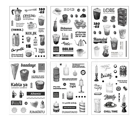 Black and White Series Picture Stickers STIC-Q005-03A-1