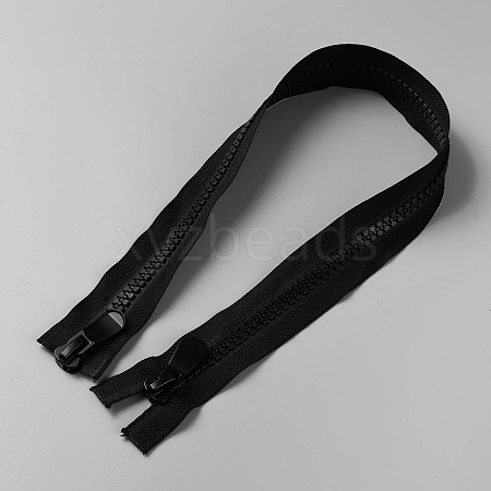 Resin with Polyester Zipper DIY-WH0419-86B-1