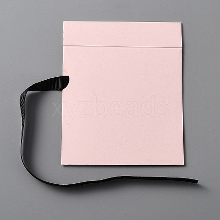 Square Paper Drawer Boxes with Ribbon AJEW-WH0033-02A-1