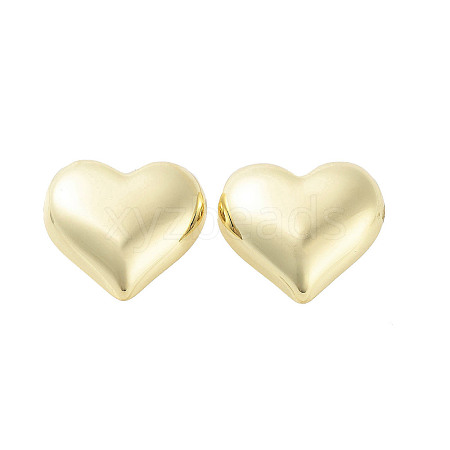 Brass Stud Earrings for Women X-EJEW-D088-05G-1