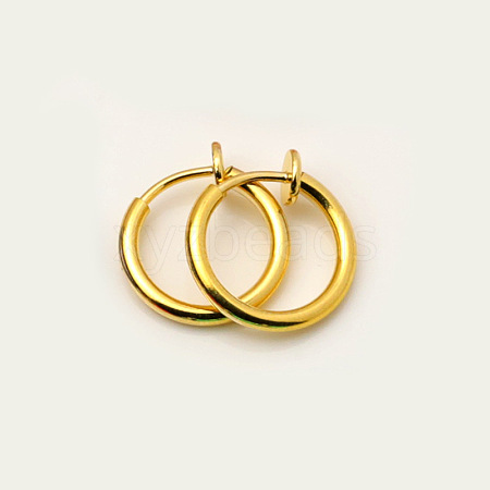 Brass Clip-on Earrings for Women WG23246-14-1